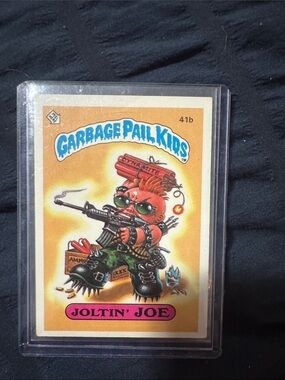 Joltin' Joe Collectible Card - Orange